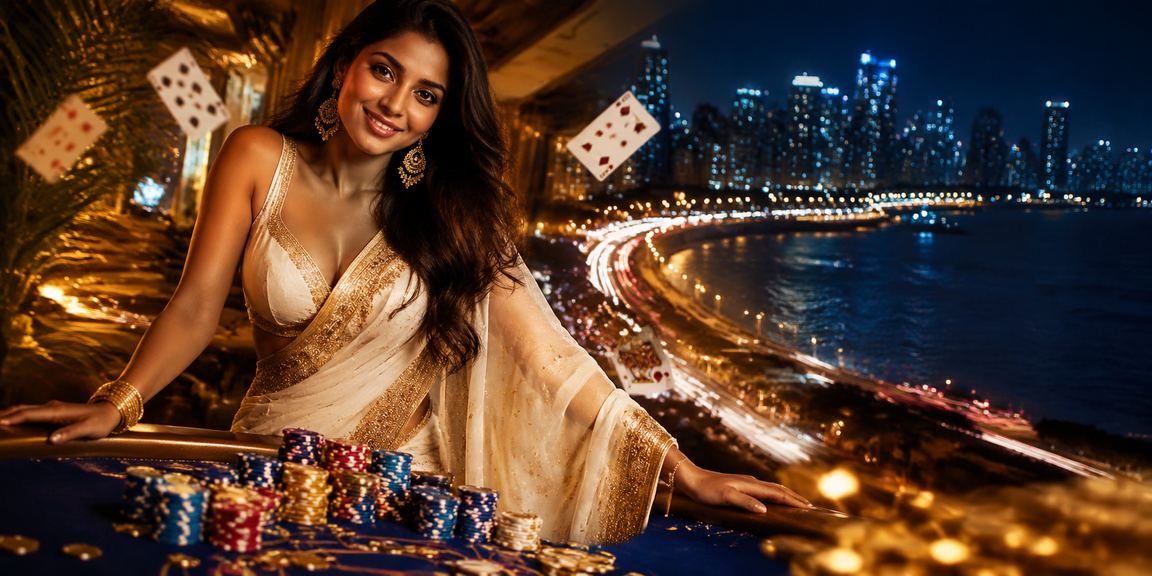 Friends playing Teen Patti cards in Bandra, Mumbai